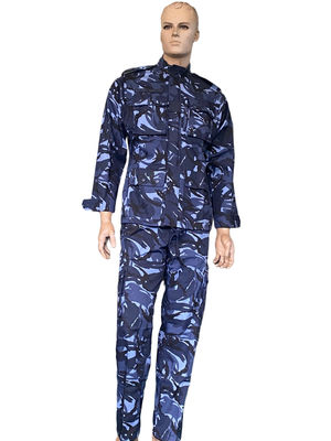 Blue Camouflage Military Army Uniform XS - 4XL Waterproof Tactical Uniform Set