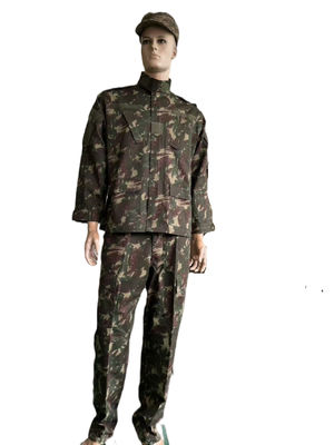 Brazil ACU Woodland Camo Military Uniform Polyester Cotton Unisex