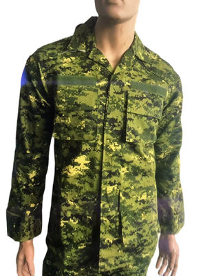 Camouflage Army ACU Military Uniform Set 65 Polyester 35 Cotton / Twill Fabric
