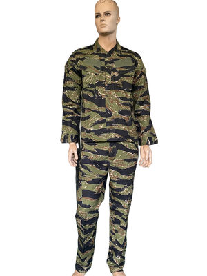 Outdoor Training Camouflage ACU Military Uniform Set Formal Style Soft Polyester Cotton