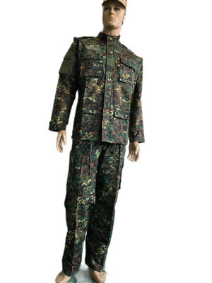 Outdoor Activities BDU Combat Uniform Set Functional With Digital Camouflage