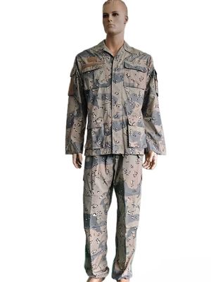 6 Pockets Camouflage BDU Military Uniform Outdoor Tactical Workwear