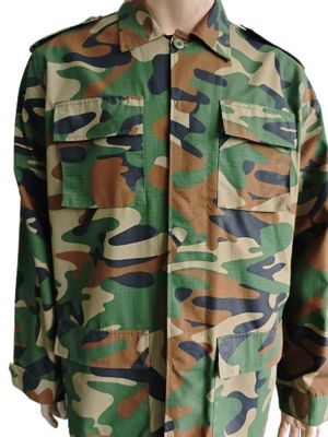 Military Tactical Jacket Camouflage BDU Uniform 4 Pockets