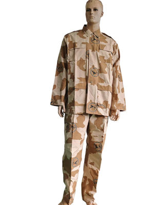 Digital Desert Camouflage Army Uniform BDU Set Polyester Cotton Outdoor Tactical Uniform