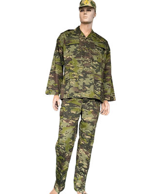 Custom BDU Long Sleeve Tactical Combat Suit Camo Jacket Pants 65% Polyester 35% Cotton