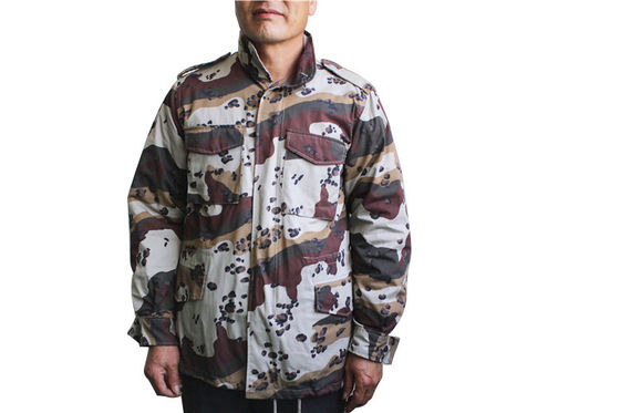 Customizable M65 Military Jacket Camouflage Polyester Cotton for Saudi Army