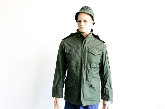 Men's Alpha M65 Military Jacket Army Green Waterproof Hooded