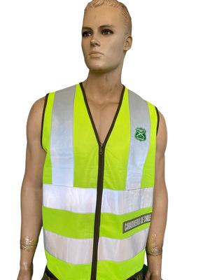 ANSI Certified High Visibility Safety Vest Fluorescent Yellow Reflective