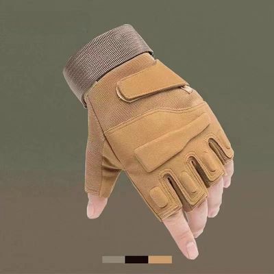 Outdoor Sport Combat Tactical Half Finger Gloves Shock Resistant for Outdoor Shooting Hiking