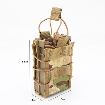 Outdoor Tactical Magazine Pouches Quick Draw Holsters AK M4 Elastic Molle Vest Backpack