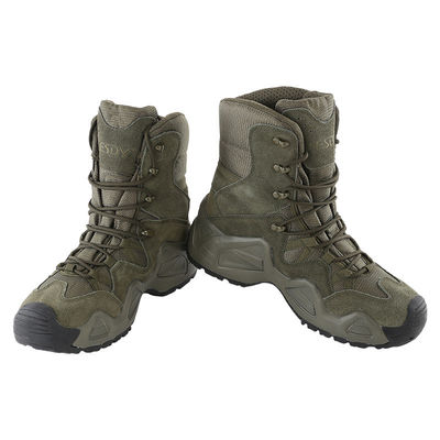 High Top Military Cow Leather Boots For Both Men And Women Outdoor Sports Hiking
