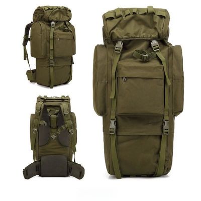 Camouflage Military Tactical Backpack Multifunctional 65L With Double Shoulder Straps