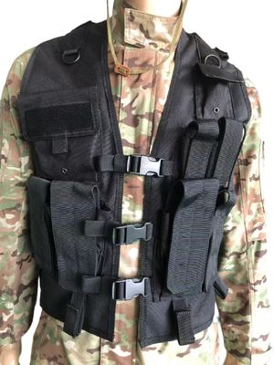 Custom MOLLE Tactical Vest 600D Polyester Adjustable Plate Carrier