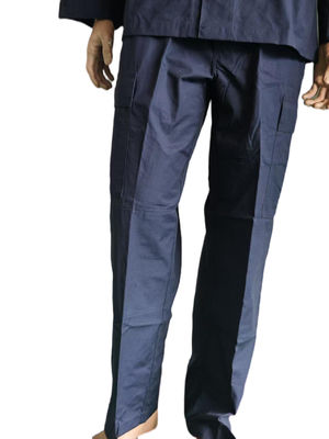 Tear Resistant Dark Blue Military Army Uniform With Secure Pockets Waterproof