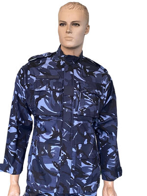 Blue Camouflage Military Army Uniform XS - 4XL Waterproof Tactical Uniform Set