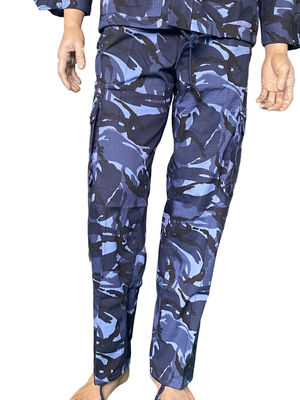 Blue Camouflage Military Army Uniform XS - 4XL Waterproof Tactical Uniform Set