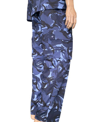 Blue Camouflage Military Army Uniform XS - 4XL Waterproof Tactical Uniform Set