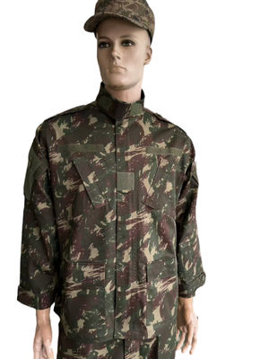 Brazil ACU Woodland Camo Military Uniform Polyester Cotton Unisex