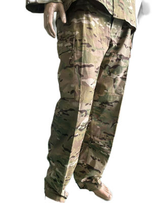 Nylon Cotton 50 / 50 Army ACU Uniform Set Customizable Camouflage Multicam ACU Uniform