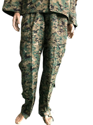 Woodland Camo ACU Jacket and Pants Nylon Cotton 50 / 50 Camouflage Army Clothes