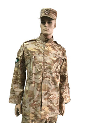 ACU Military Jacket And Pants 60 Cotton 40 Polyester / Twill Fabric Military Uniform Set