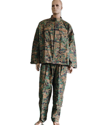 ACU Military Digital Woodland Camo Uniform Tactical Field Training Uniform