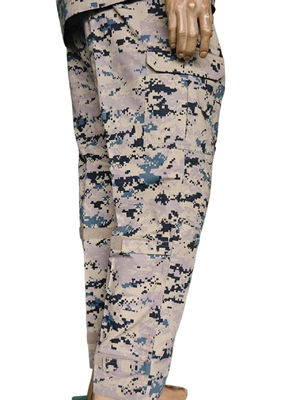 ACU Military Field Training Uniform Twill And Rip Stop Fabric Cotton Polyester Material