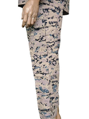 ACU Military Field Training Uniform Twill And Rip Stop Fabric Cotton Polyester Material