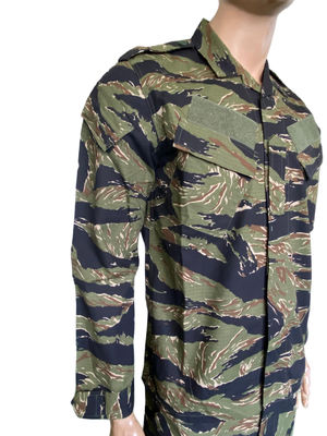 Outdoor Training Camouflage ACU Military Uniform Set Formal Style Soft Polyester Cotton