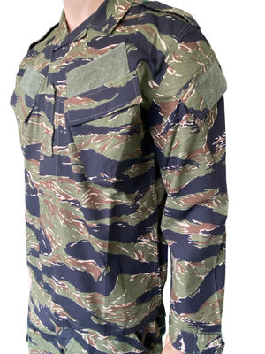 Outdoor Training Camouflage ACU Military Uniform Set Formal Style Soft Polyester Cotton