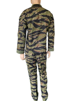 Outdoor Training Camouflage ACU Military Uniform Set Formal Style Soft Polyester Cotton