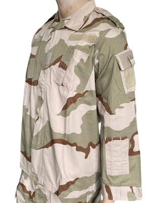 TC 65/35 Ripstop Fabric 230GSM ACU Military Uniform Tactical Desert Camouflage Uniform