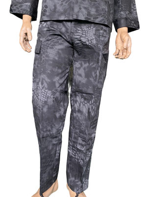 Durable ACU Black Camo Military Uniform Tactical Uniform Outdoor Combat Training Suit