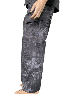 Durable ACU Black Camo Military Uniform Tactical Uniform Outdoor Combat Training Suit
