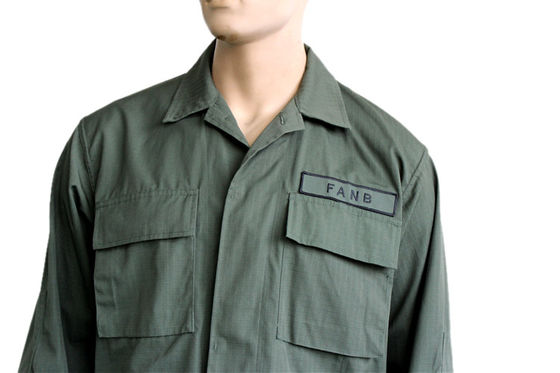 Ripstop BDU Military Uniform Polyester Cotton XS-3XL Army Green
