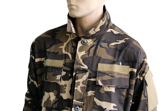 Unisex Camouflage BDU Military Uniform Long Sleeve XS-3XL