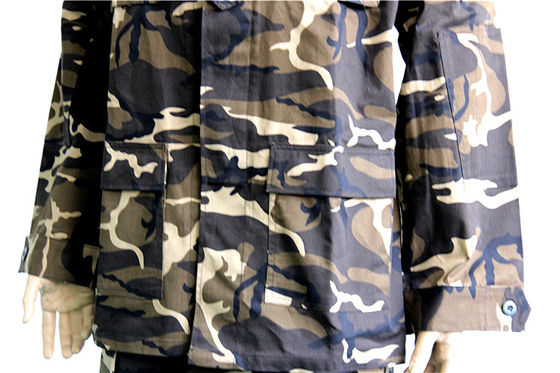 Unisex Camouflage BDU Military Uniform Long Sleeve XS-3XL