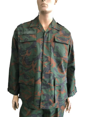 Woodland Camo Functional BDU Military Uniform For Combat And Outdoor Activity