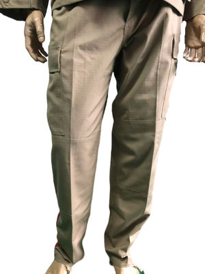 Khaki BDU Uniform Set Military Uniform Polyester Cotton Unisex XS-3XL