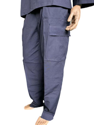 Navy Blue Nylon Cotton BDU Military Uniform Set S-4XL