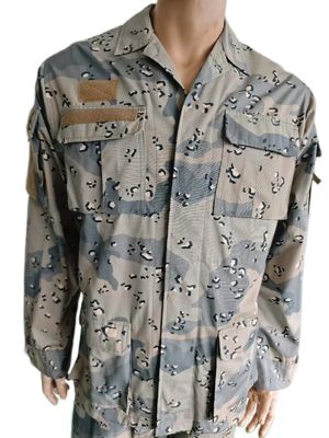 6 Pockets Camouflage BDU Military Uniform Outdoor Tactical Workwear