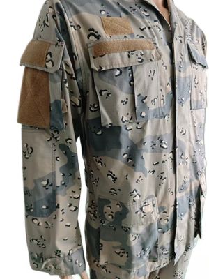 6 Pockets Camouflage BDU Military Uniform Outdoor Tactical Workwear