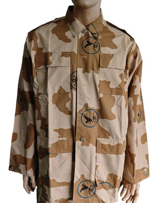 Digital Desert Camouflage Army Uniform BDU Set Polyester Cotton Outdoor Tactical Uniform