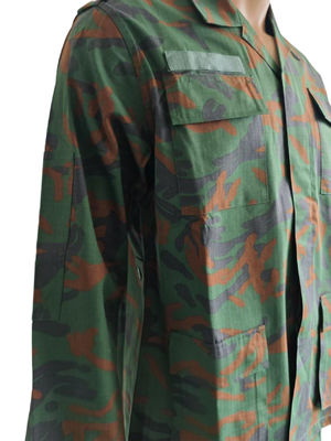 Multi Pocket Woodland Combat Uniform BDU Forest Tactical Camouflage Clothing Set