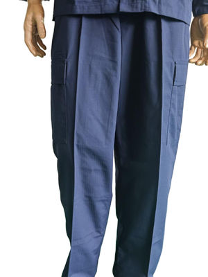 Custom Navy Blue BDU Military Uniform Set Polyester Cotton