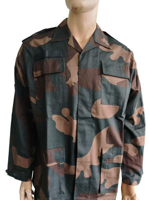 BDU Military Camo Jacket And Pants Set 65% Polyester 35% Cotton Tactical Workwear