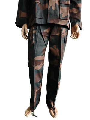 BDU Military Camo Jacket And Pants Set 65% Polyester 35% Cotton Tactical Workwear