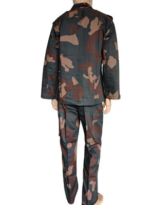BDU Military Camo Jacket And Pants Set 65% Polyester 35% Cotton Tactical Workwear