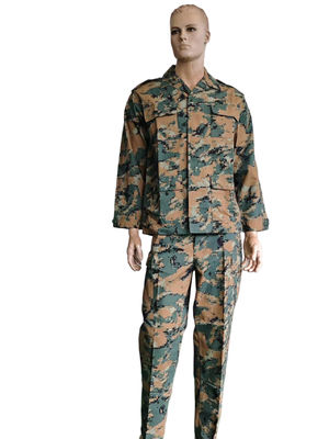 BDU Tactical Field Uniform Outdoor Hunting Ripstop Cotton Digital Woodland Camo Uniform