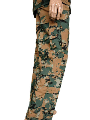 BDU Tactical Field Uniform Outdoor Hunting Ripstop Cotton Digital Woodland Camo Uniform